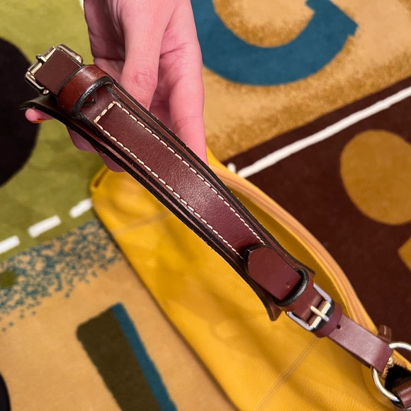 Dooney & Bourke Vibrant Yellow Shoulder Bag - Picture 3 of 5